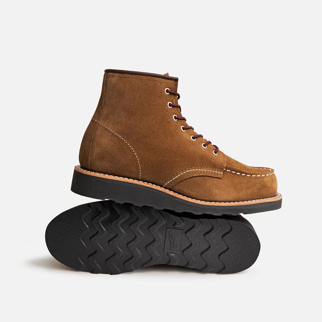 Red Wing Heritage 3605 – Classic Moc Women's Boots in Rough & Tough Copper