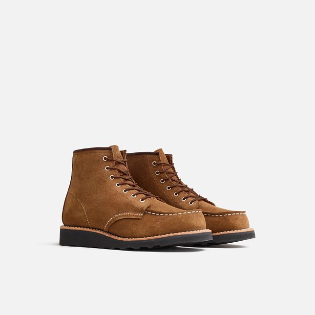 Red Wing Heritage 3605 – Classic Moc Women's Boots in Rough & Tough Copper