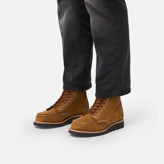 Red Wing Heritage 3605 – Classic Moc Women's Boots in Rough & Tough Copper
