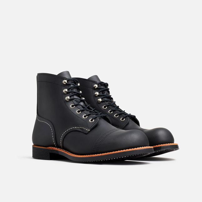 Red Wing Heritage 8084 Iron Ranger Boots in Charcoal Black