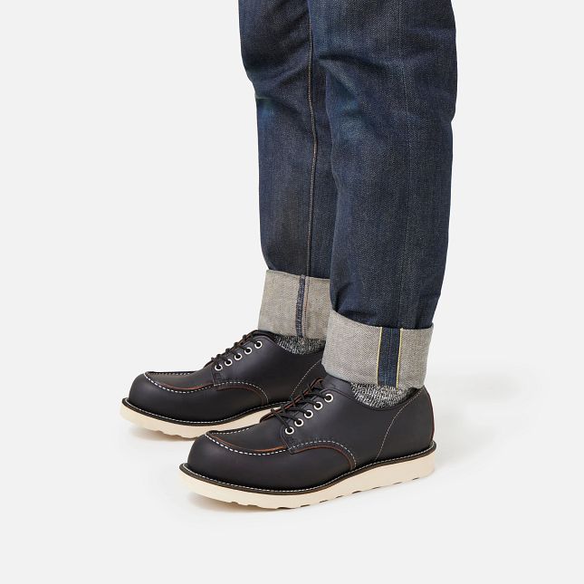 Chaussures Red Wing Heritage 8090 – Shop Moc Oxford en Noir Charbon