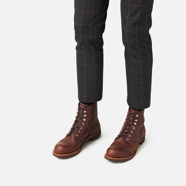 Red Wing Heritage 8111 Iron Ranger Boots in Amber Harness Leather