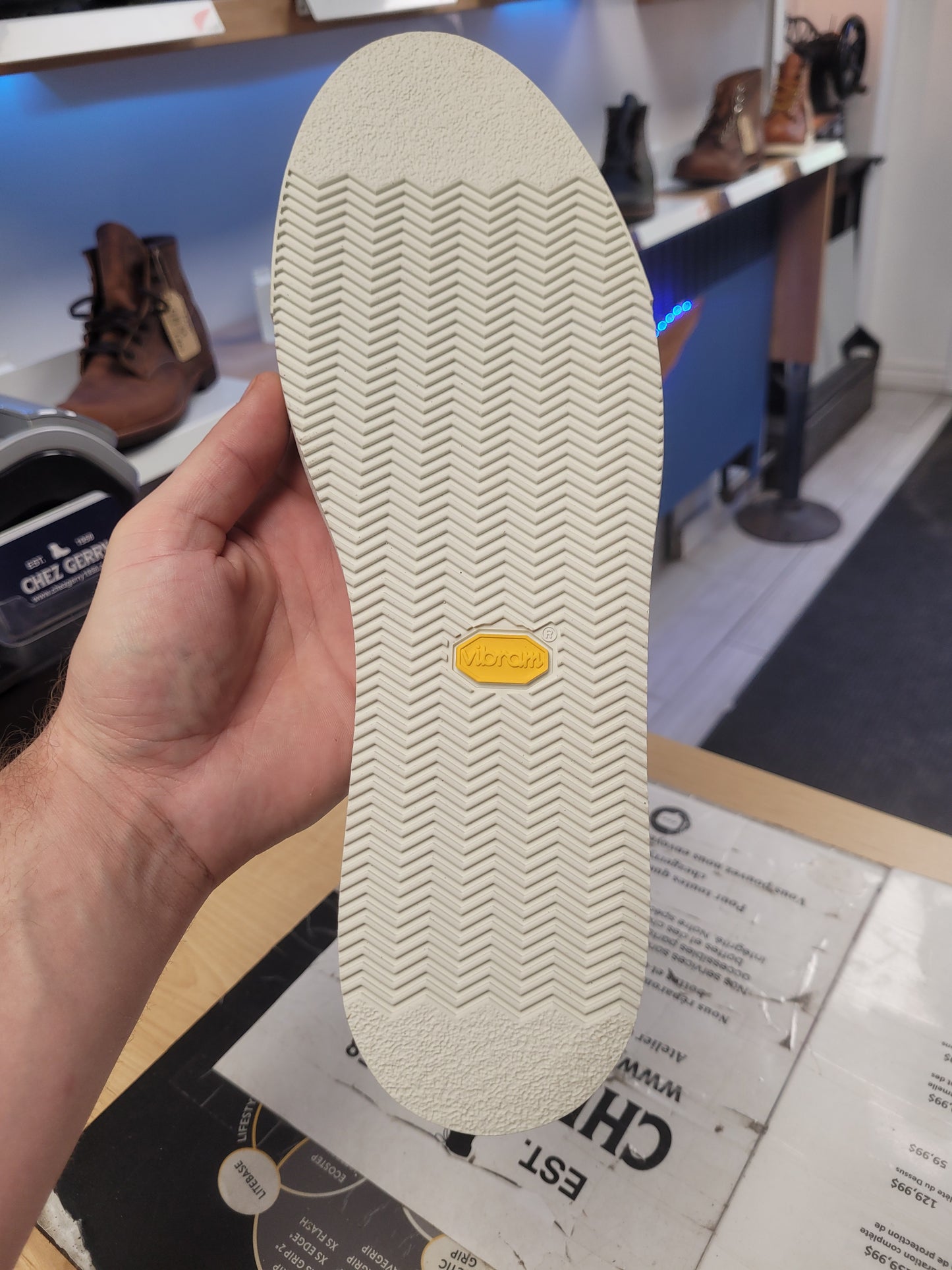 Remplacement de Semelle Courbées "Cup Sole"