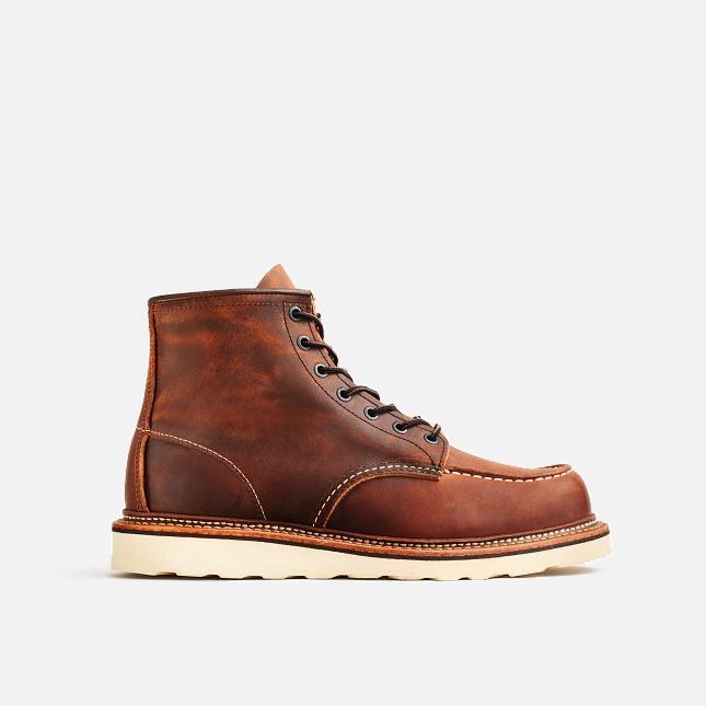 Red Wing Heritage 875 Classic Moc Boots in Oro Legacy Leather