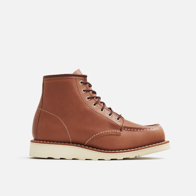 Bottes Red Wing Heritage 3426 Classic Moc 6 pouces pour Femmes en Cuir Mocha