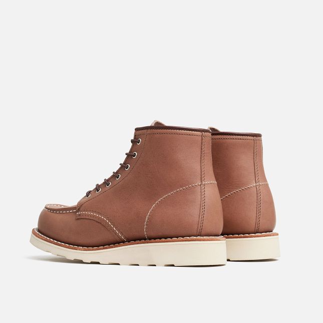 Bottes Red Wing Heritage 3426 Classic Moc 6 pouces pour Femmes en Cuir Mocha