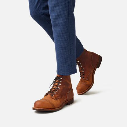Bottes Red Wing Heritage 8085 Iron Ranger en Cuir copper rough and tough