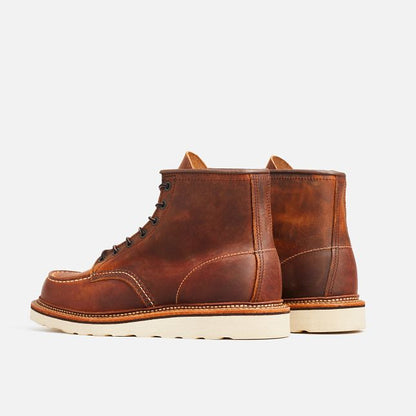 Bottes Red Wing Heritage 1907 Classic Moc en Cuir Copper Rough & Tough
