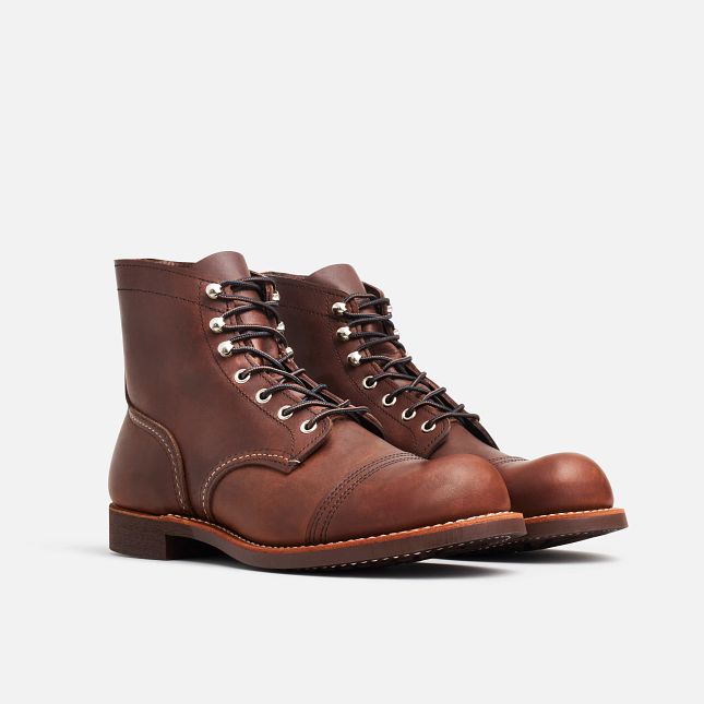 Bottes Red Wing Heritage 8111 Iron Ranger en Cuir Amber Harness