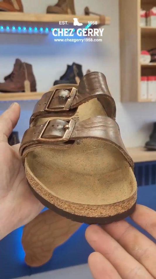 Restauration de sandales Birkenstock