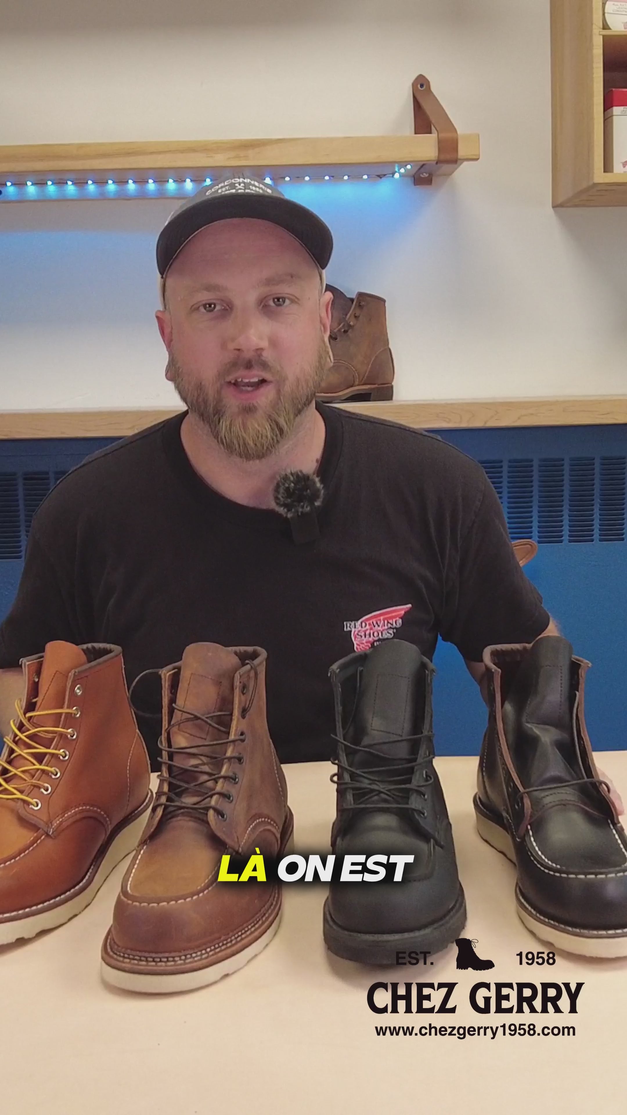 Red Wing Heritage 1907 Classic Moc Boots in Copper Rough &amp