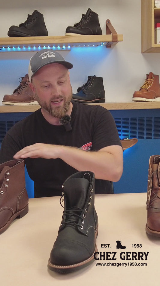 Bottes Red Wing Heritage 8111 Iron Ranger en Cuir Amber Harness