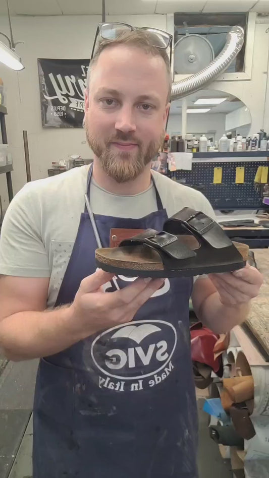 Sustainable sandal restoration