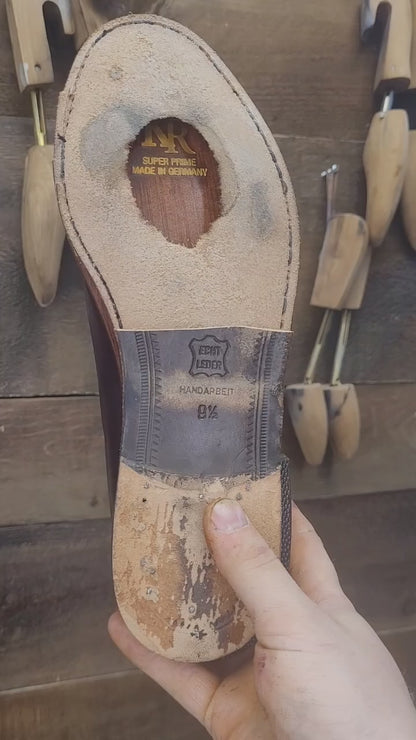 Restoration of flat soles shoes