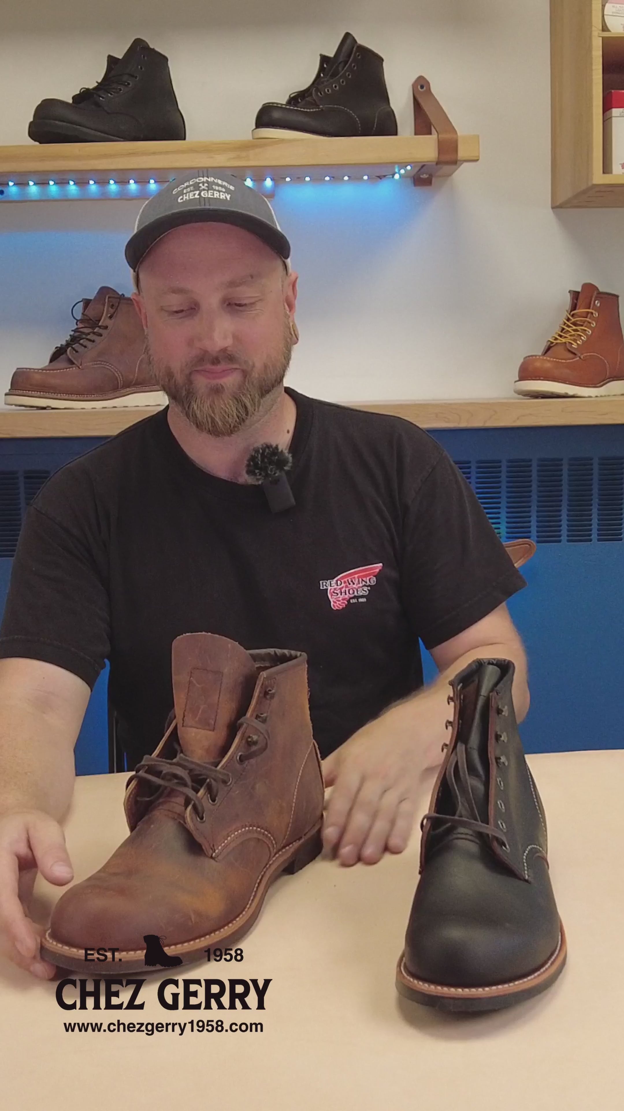 Red Wing Heritage 3343 Blacksmith Copper Leather Boots - Made in
