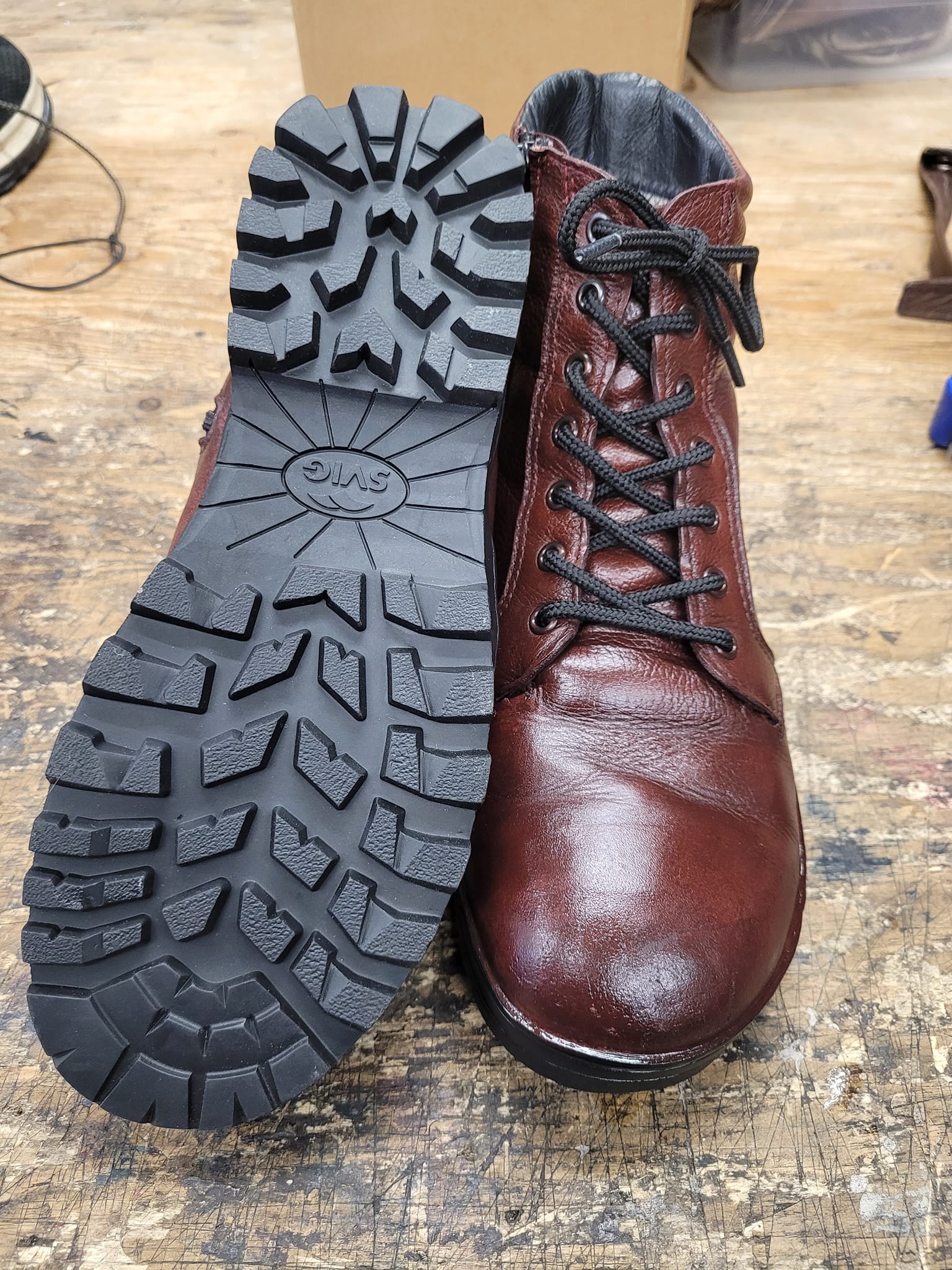 Cup sole replacement – Chez Gerry 1958